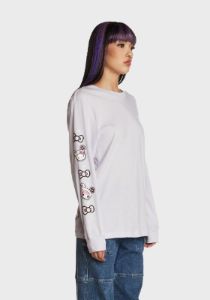 Kitty Bowtastic Long Sleeve Tee sold by Dolls Kill