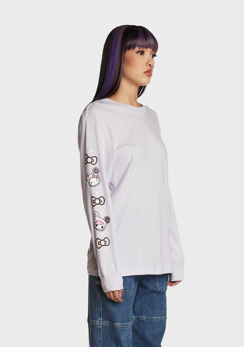 Kitty Bowtastic Long Sleeve Tee sold by Dolls Kill product image thumbnail 3