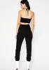 Midnight Get Like Me Jogger Sweatpants sold by Dolls Kill