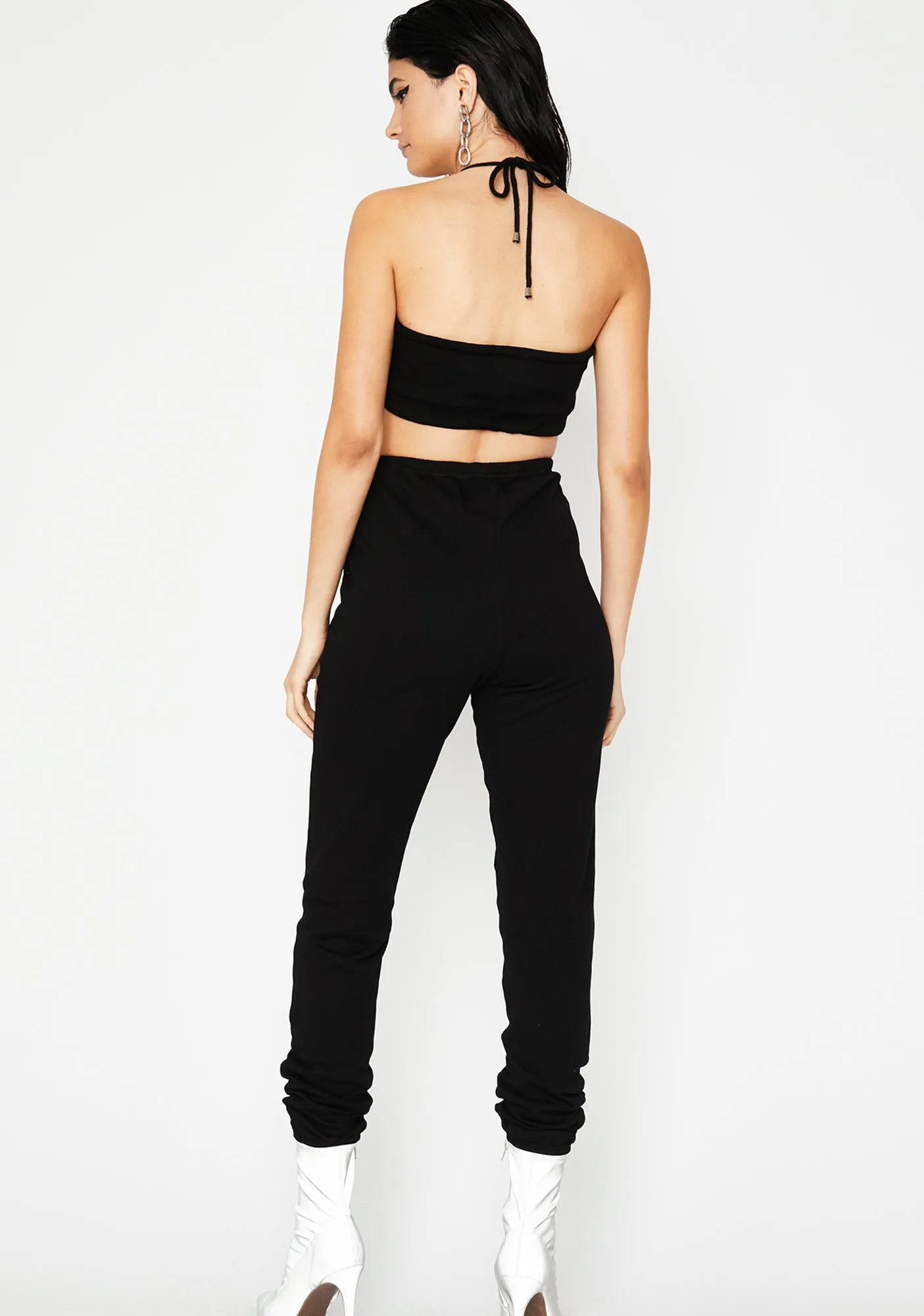 Midnight Get Like Me Jogger Sweatpants sold by Dolls Kill product image thumbnail 4
