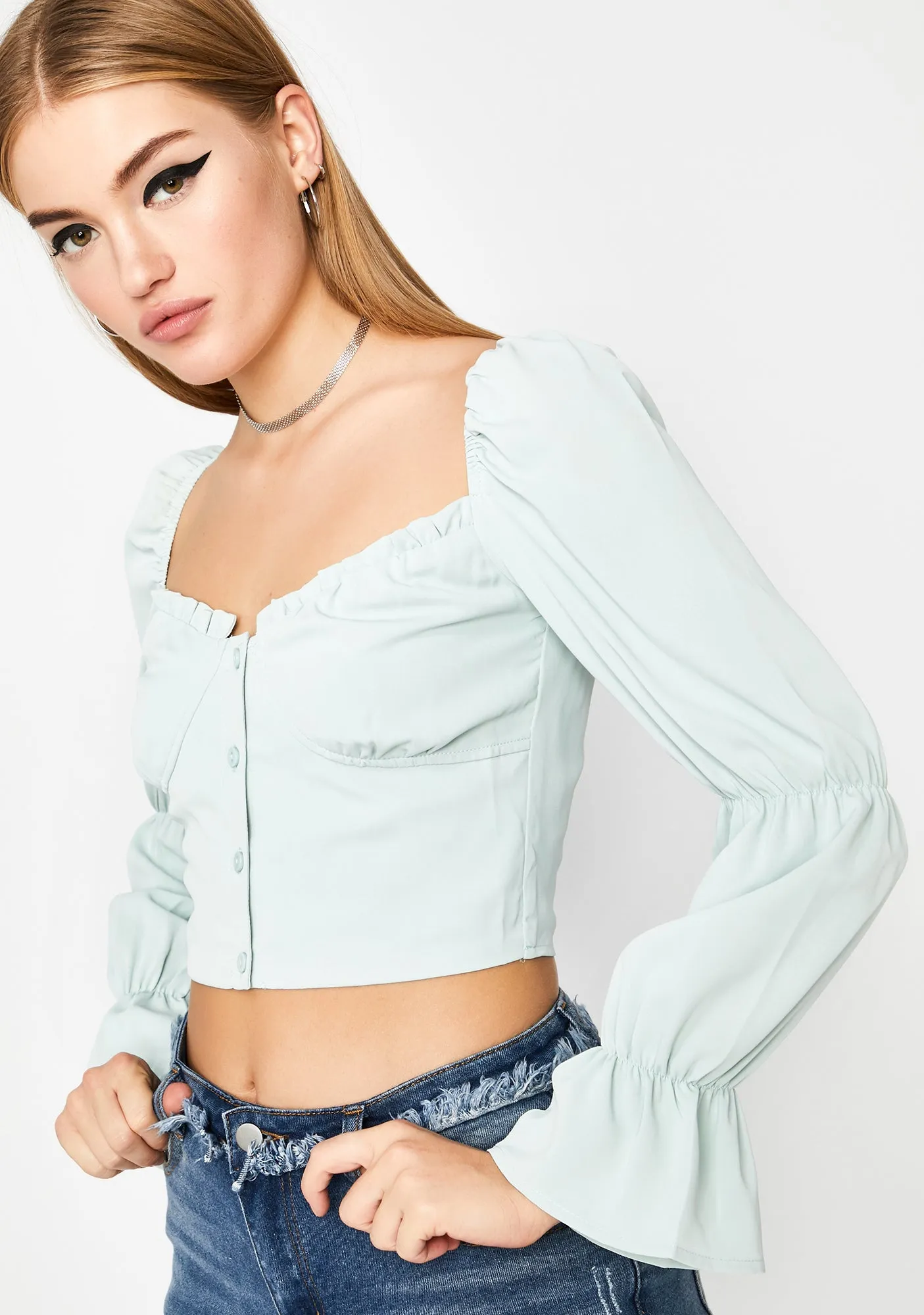 Wish U Were Here Blouse Top sold by Dolls Kill product image thumbnail 2