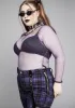 Plus Presence Of Evil Fishnet Top sold by Dolls Kill