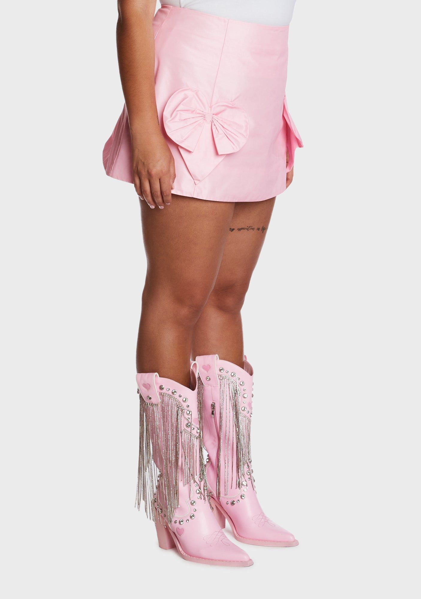 Plus Love Triangle Mini Skirt sold by Dolls Kill product image thumbnail 3