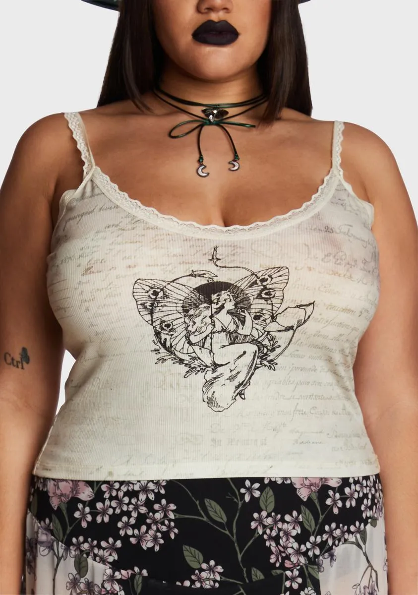 Plus Light As A Feather Tank Top sold by Dolls Kill product image thumbnail 2