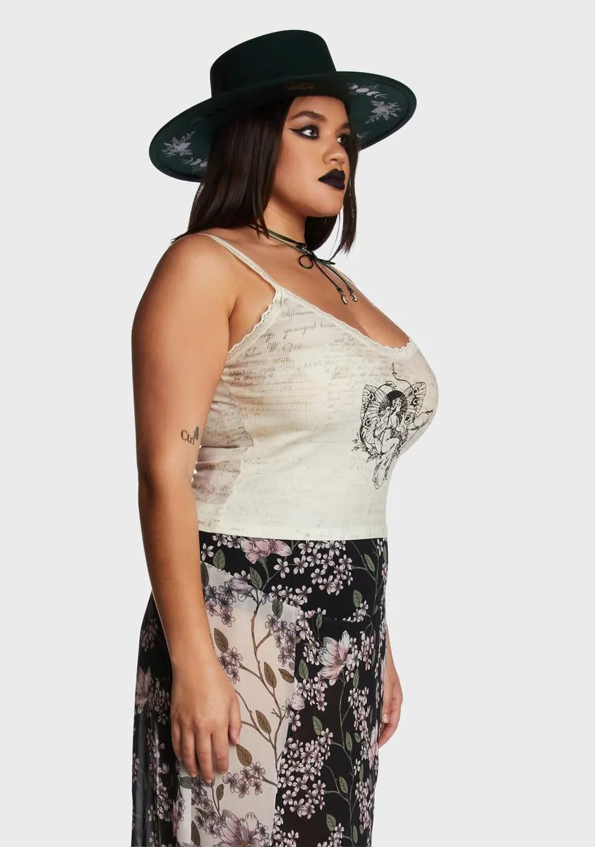 Plus Light As A Feather Tank Top sold by Dolls Kill product image thumbnail 3