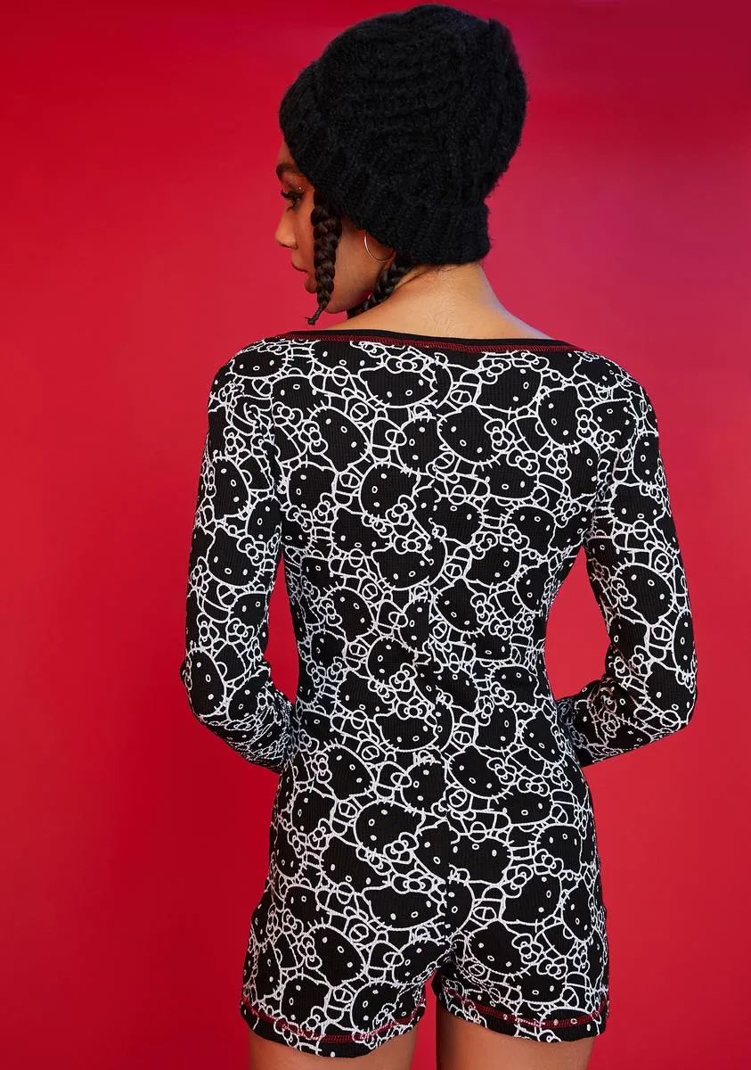 Shadow Dimension Thermal Onesie sold by Dolls Kill product image thumbnail 4