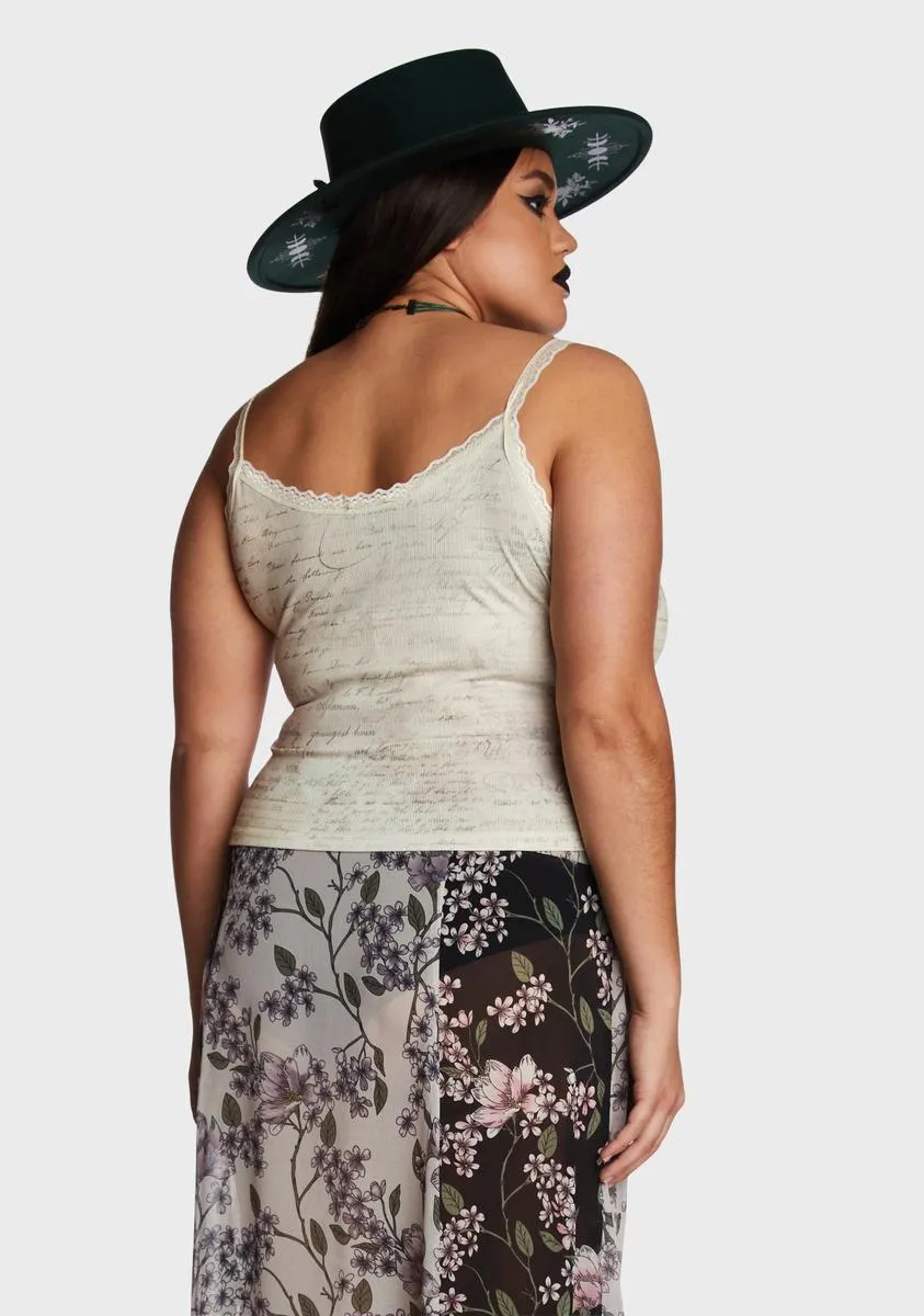 Plus Light As A Feather Tank Top sold by Dolls Kill product image thumbnail 4