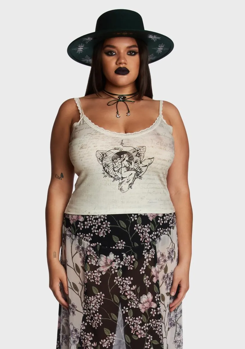 Plus Light As A Feather Tank Top sold by Dolls Kill