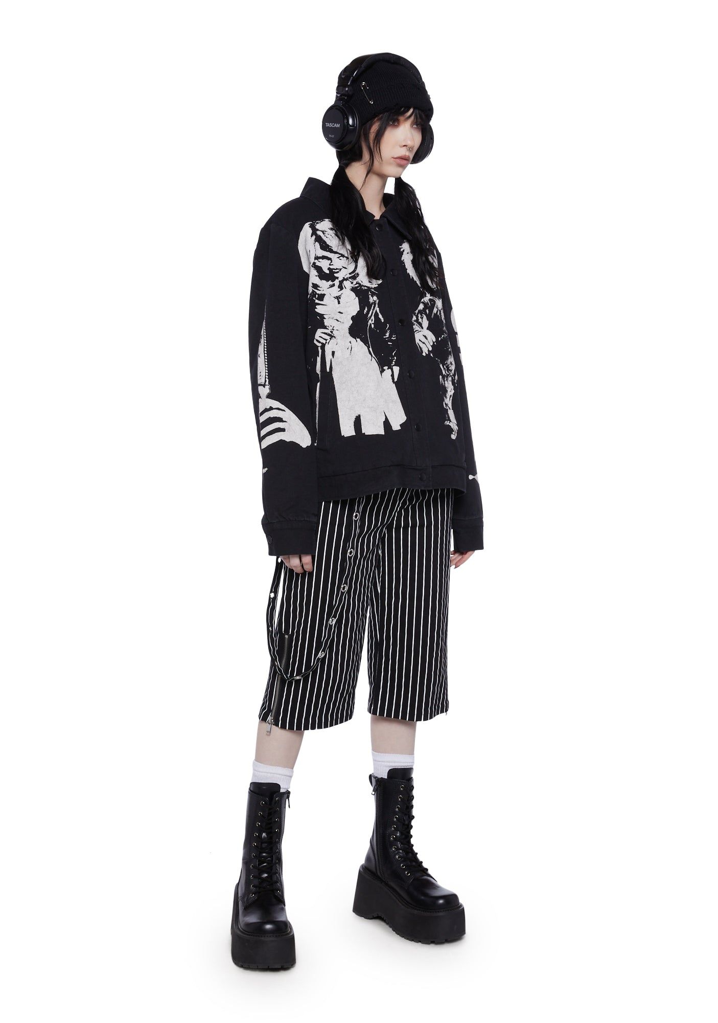 Without Warning Twill Jacket sold by Dolls Kill product image thumbnail 2