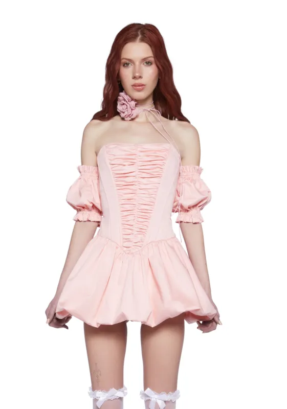 Blushing Petals Mini Dress sold by Dolls Kill