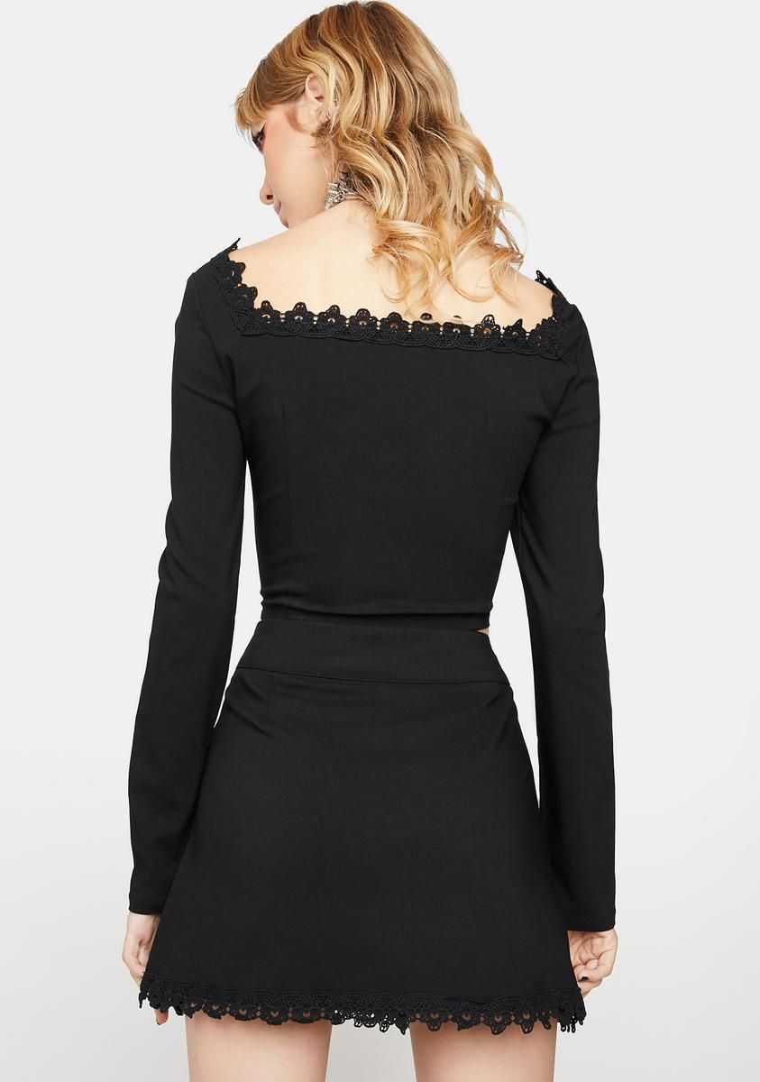 Clueless Romance Lace Skirt Set sold by Dolls Kill product image thumbnail 4