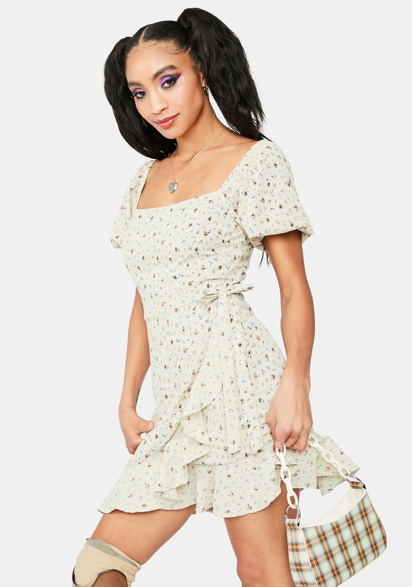 Sage Take It All Floral Dress sold by Dolls Kill product image thumbnail 2