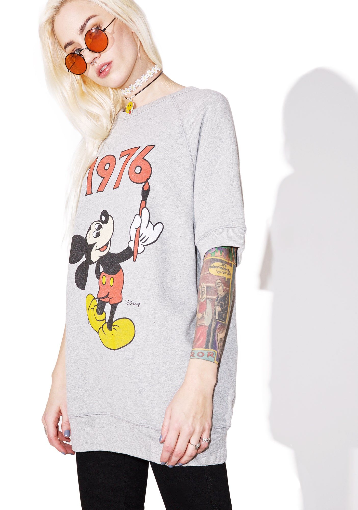 Mickey Raglan Sweatshirt sold by Dolls Kill product image thumbnail 4