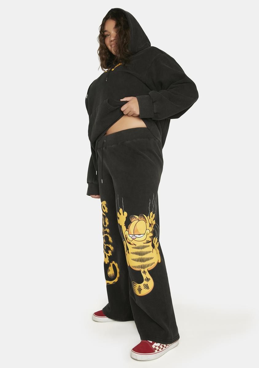 Plus Good Cat Bad Cat Fleece Joggers sold by Dolls Kill product image thumbnail 2
