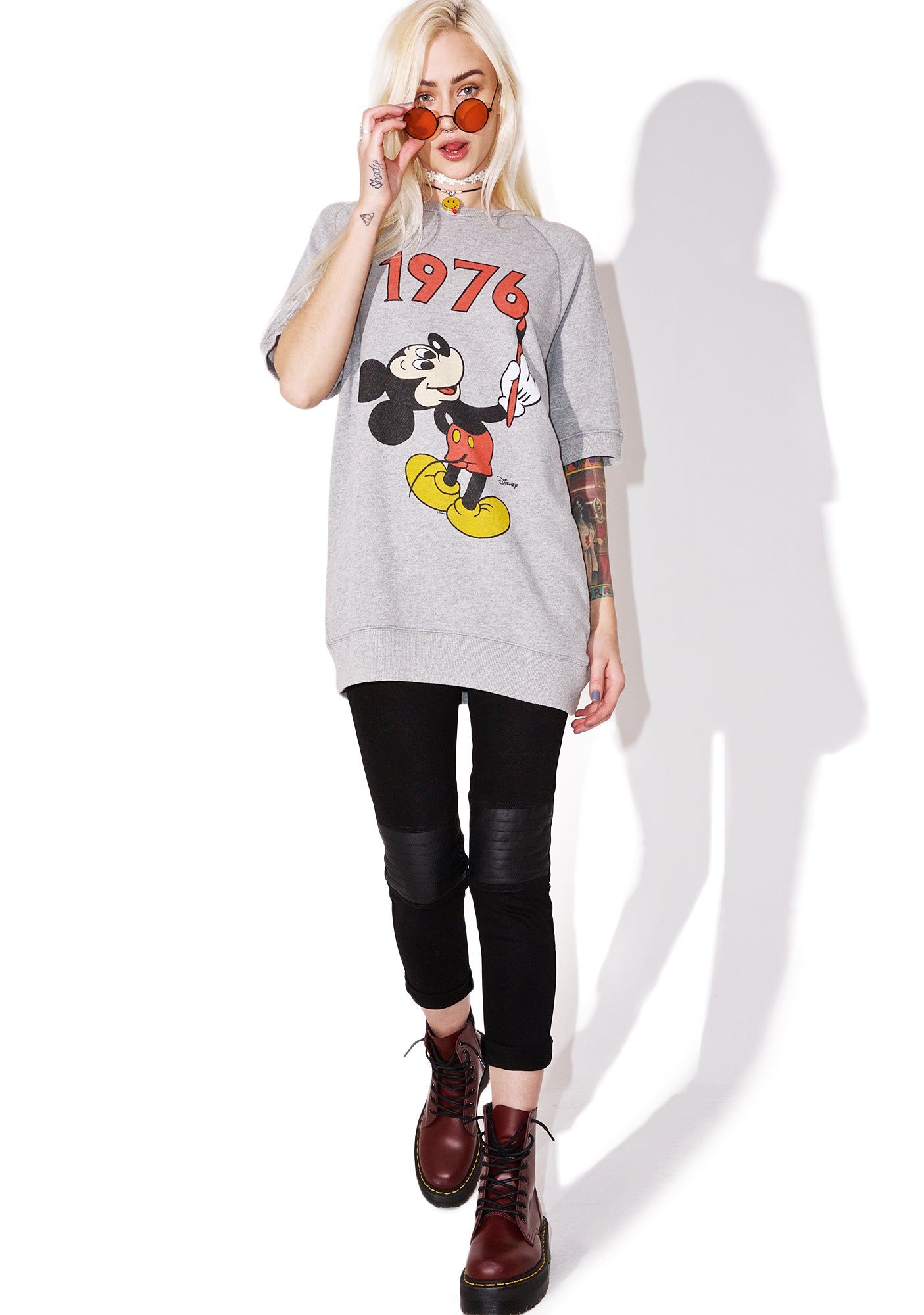 Mickey Raglan Sweatshirt sold by Dolls Kill product image thumbnail 2