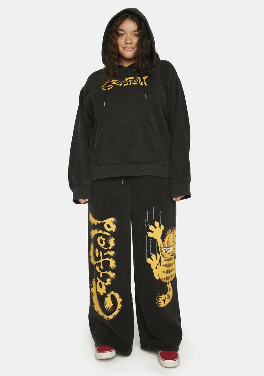 Plus Good Cat Bad Cat Fleece Joggers sold by Dolls Kill product image thumbnail 3