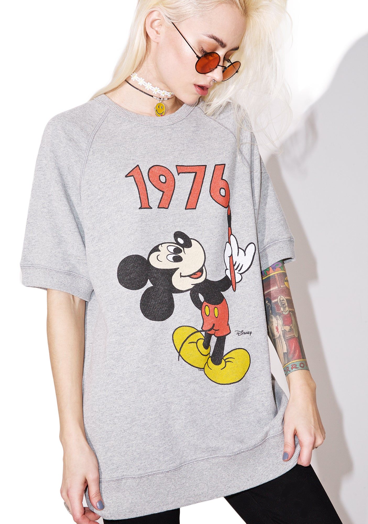 Mickey Raglan Sweatshirt sold by Dolls Kill product image thumbnail 3