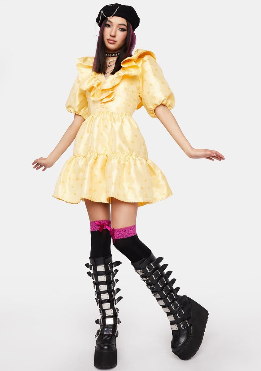 Starfish Ruffle Mini Dress sold by Dolls Kill product image thumbnail 3