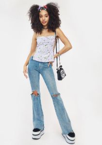 Lilac Happy For Days Cami Tank sold by Dolls Kill