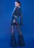 Mystic Matters Mesh Flares sold by Dolls Kill