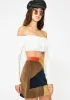 She's So Cold Colorblock Skirt sold by Dolls Kill