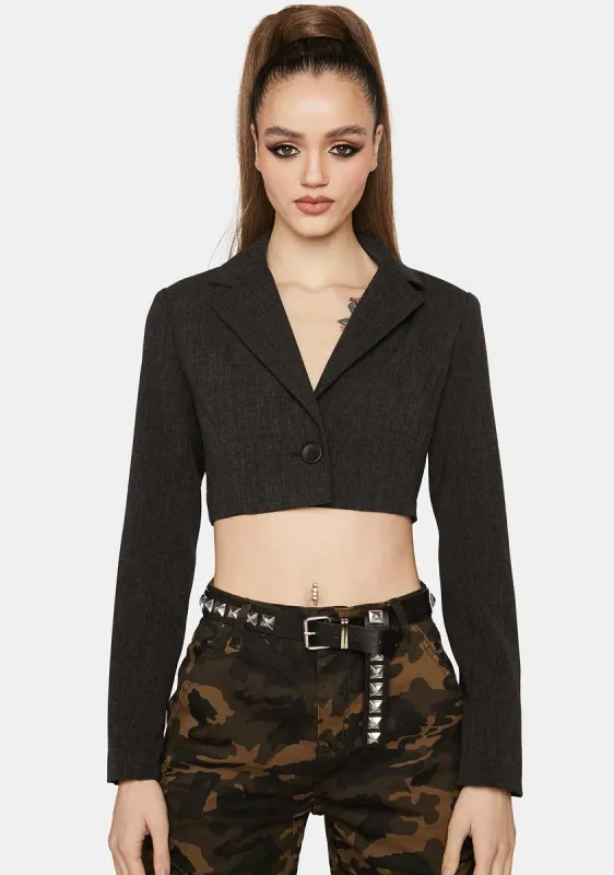 Fresh Focus Crop Blazer sold by Dolls Kill