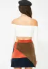 She's So Cold Colorblock Skirt sold by Dolls Kill