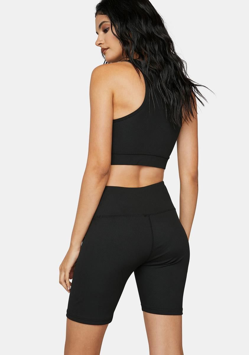 Wicked Flexing Flirt Biker Shorts sold by Dolls Kill product image thumbnail 4