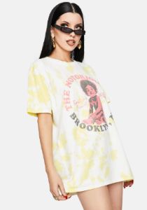 Notorious B.I.G. Tie Dye Graphic Tee sold by Dolls Kill