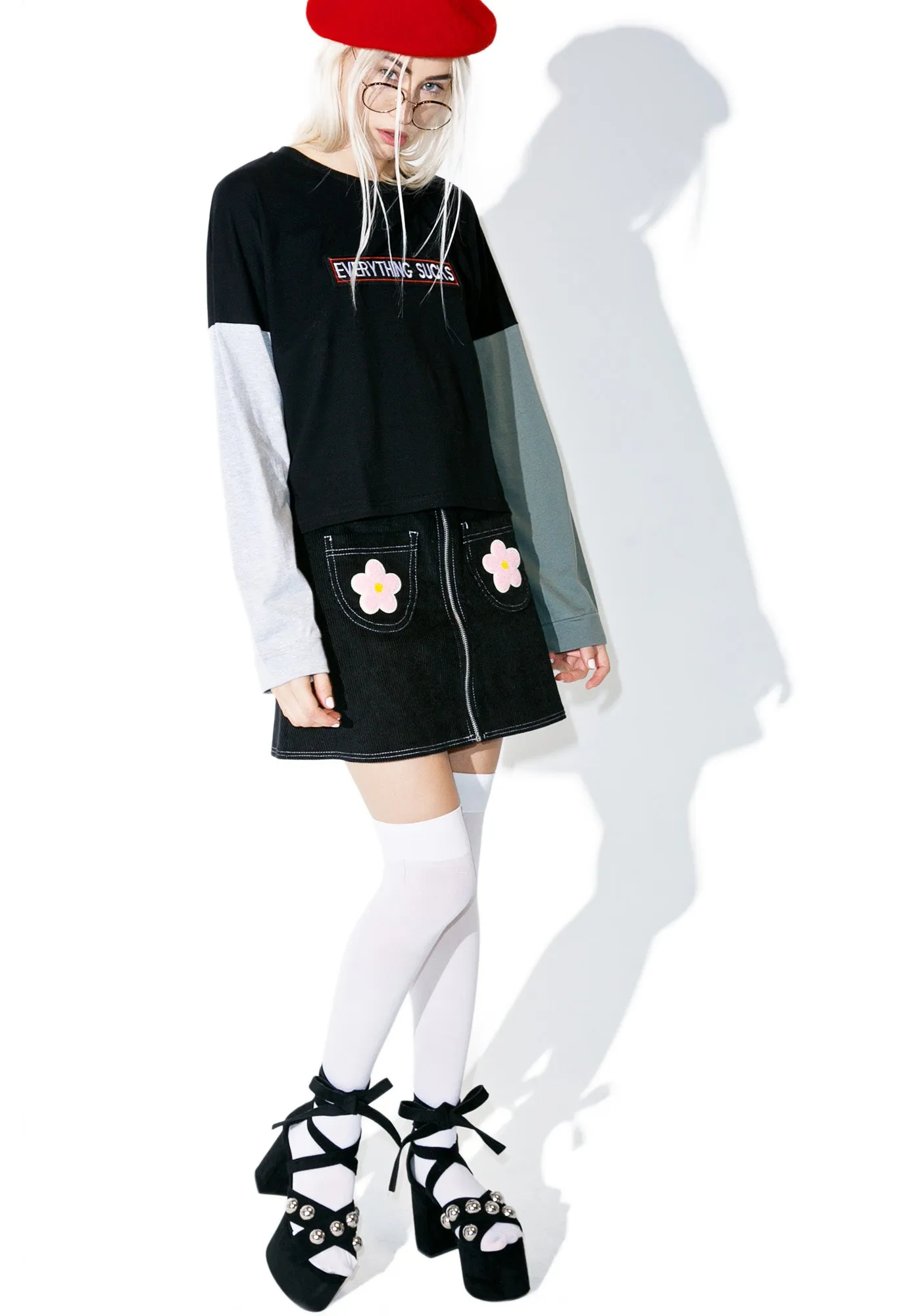 Dark Swinger Skirt sold by Dolls Kill