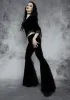 Midnight Divination Velvet Bell Bottoms sold by Dolls Kill
