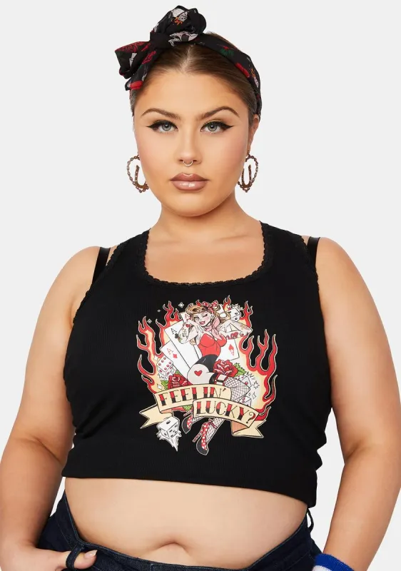 Plus All Bets Are Off Graphic Tank sold by Dolls Kill