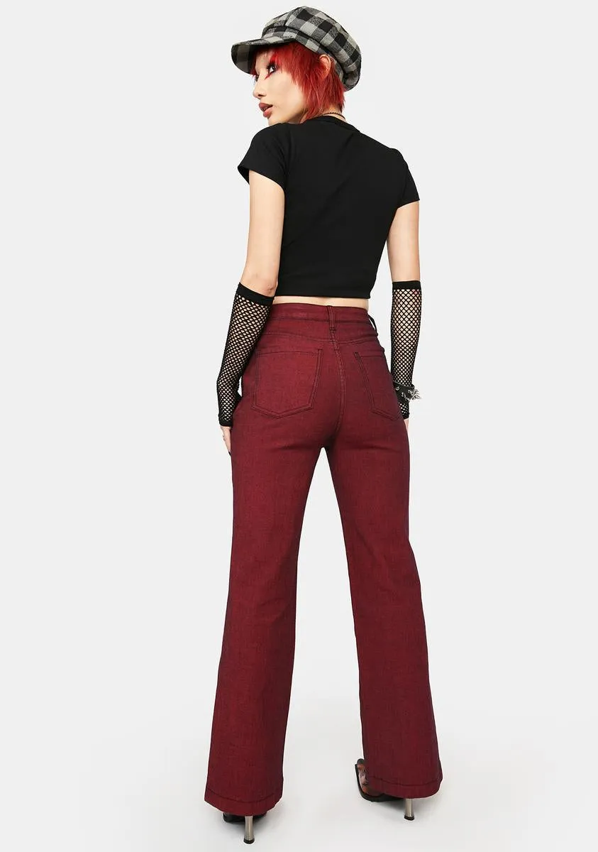 Got Me In Stitches Lace-Up Pants sold by Dolls Kill product image thumbnail 4