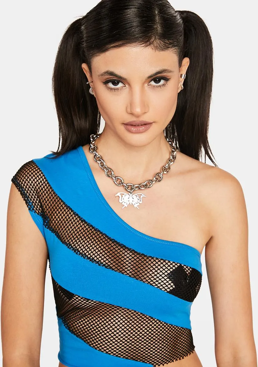 Powered Play Crop Top sold by Dolls Kill