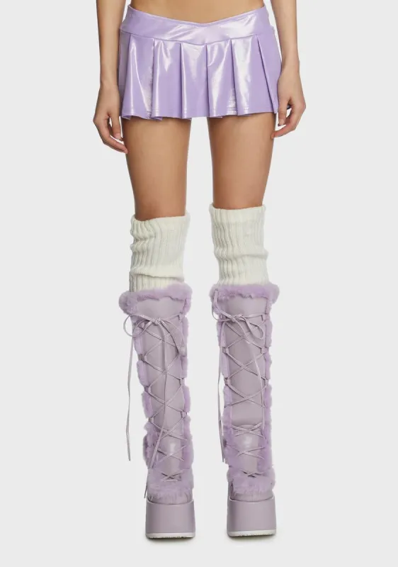 Gem Flirting With Trouble Mini Skirt sold by Dolls Kill