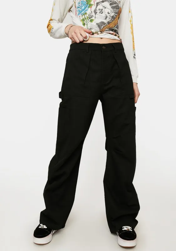 Black Miami Vice Pants sold by Dolls Kill