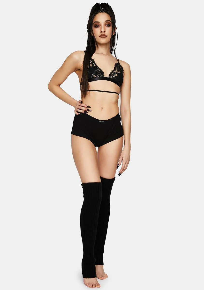 Black Starlit Bralette sold by Dolls Kill product image thumbnail 3