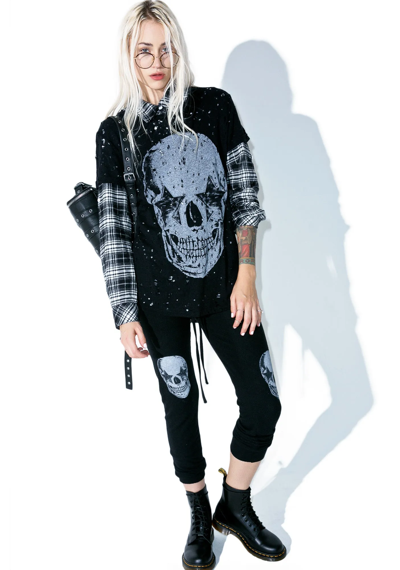 Bess Roll-Up Vintage Tee sold by Dolls Kill product image thumbnail 5