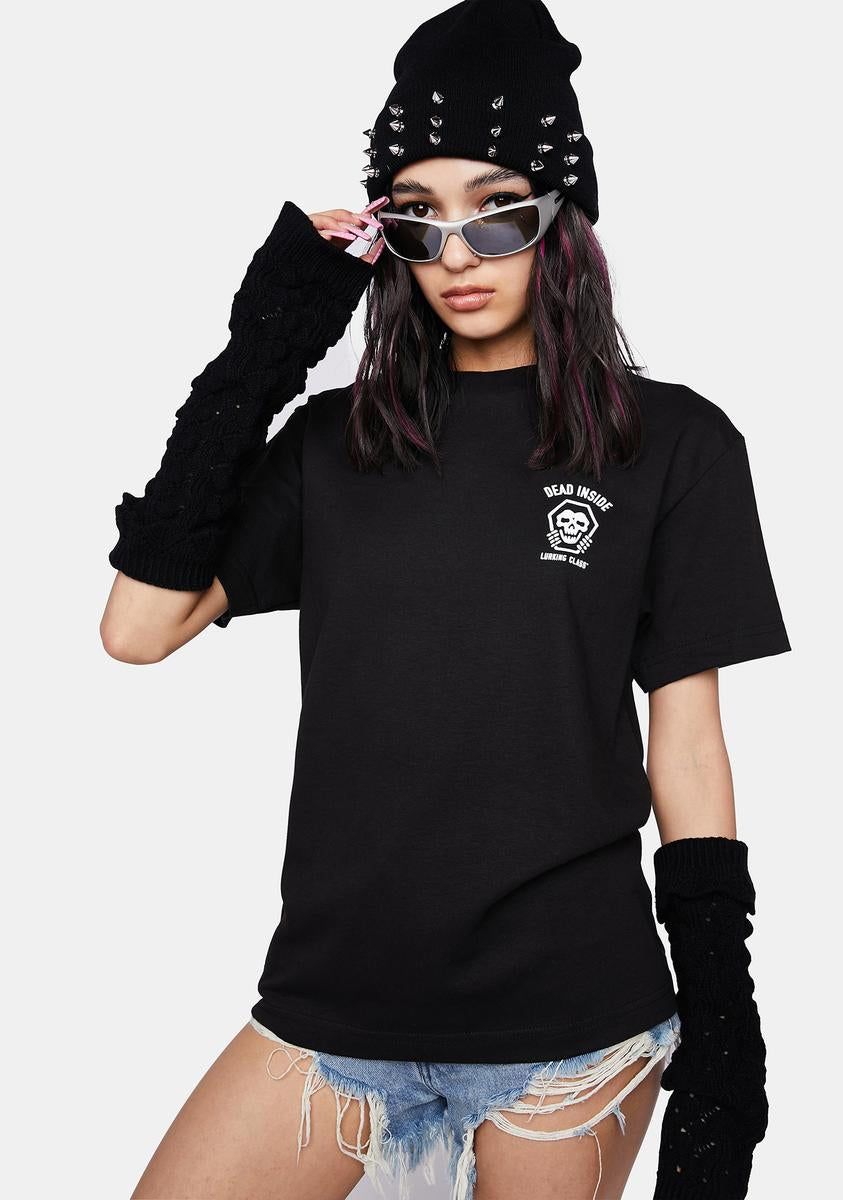 Dead Inside Graphic Tee sold by Dolls Kill product image thumbnail 4