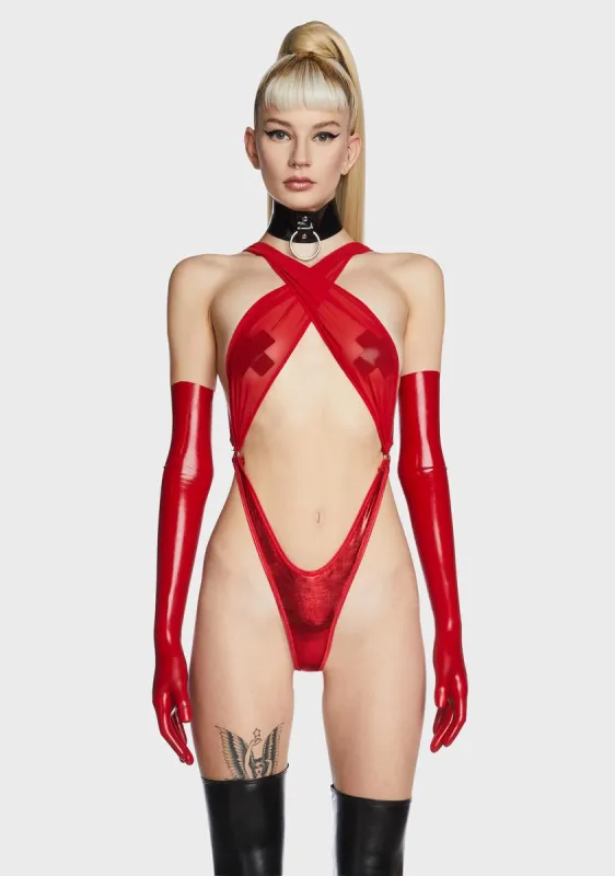 Absolute Attraction Playsuit sold by Dolls Kill