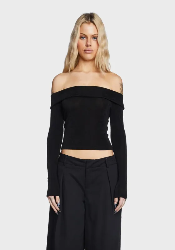 Athena Fold Over Top sold by Dolls Kill