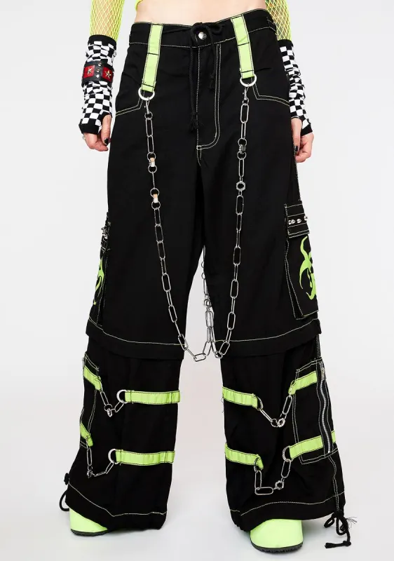 Biohazard Zip Off Pants sold by Dolls Kill