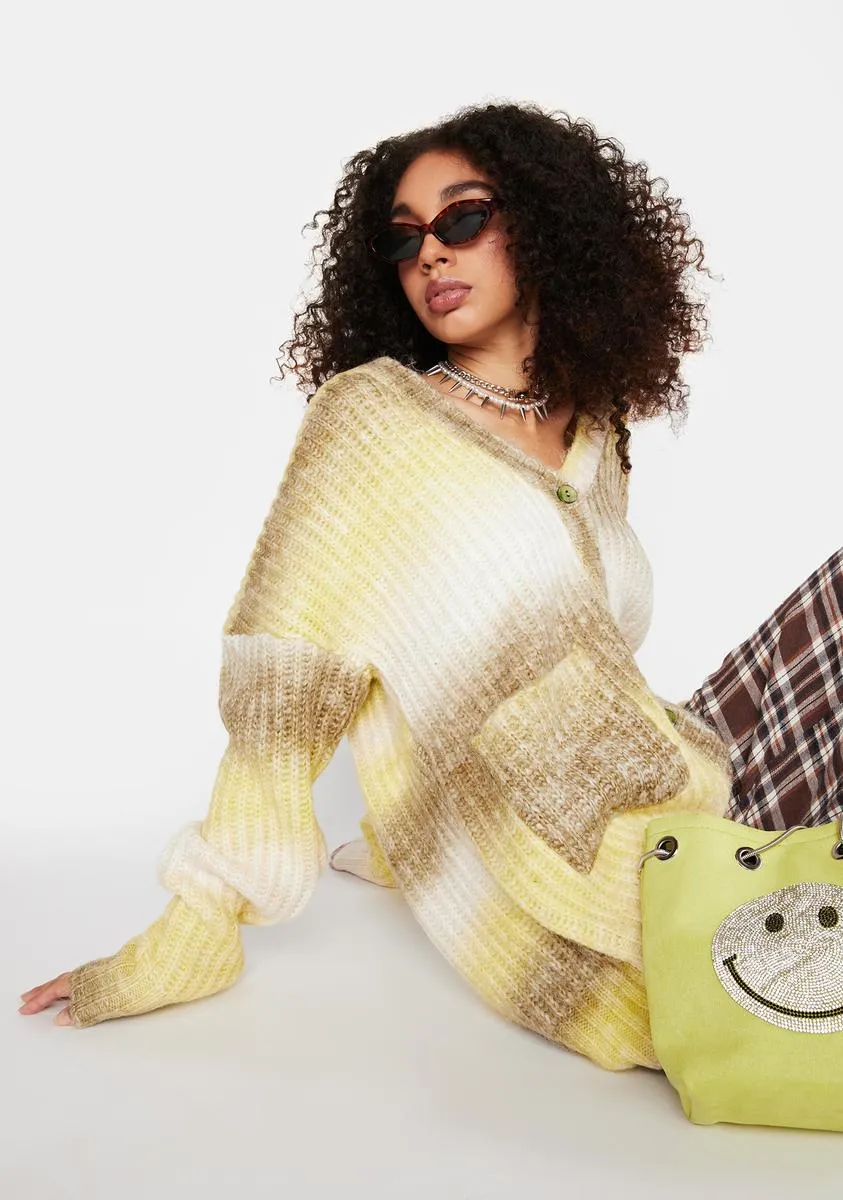 Green Celeste Knit Cardigan sold by Dolls Kill product image thumbnail 2