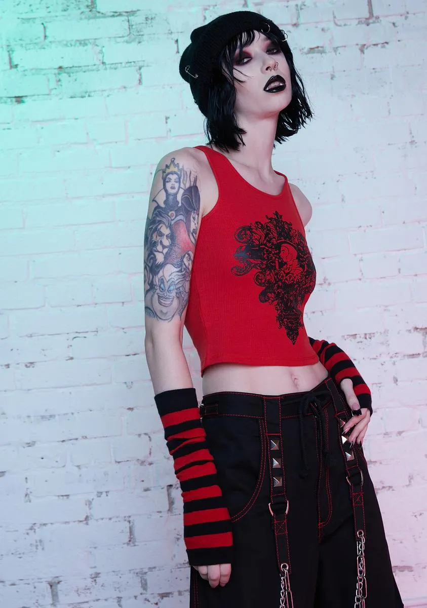 Love Never Dies Graphic Crop Tank sold by Dolls Kill product image thumbnail 2