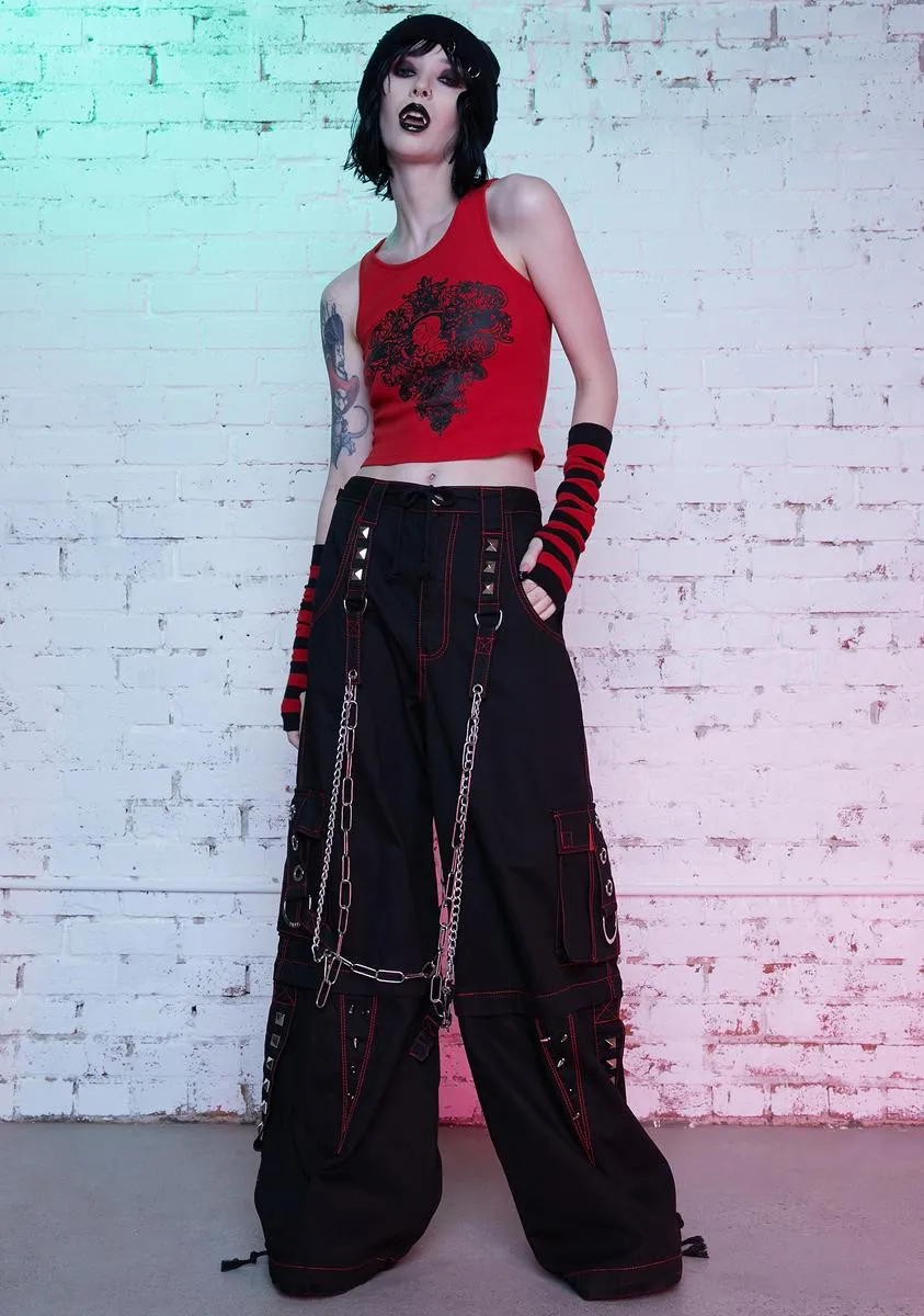 Love Never Dies Graphic Crop Tank sold by Dolls Kill product image thumbnail 3