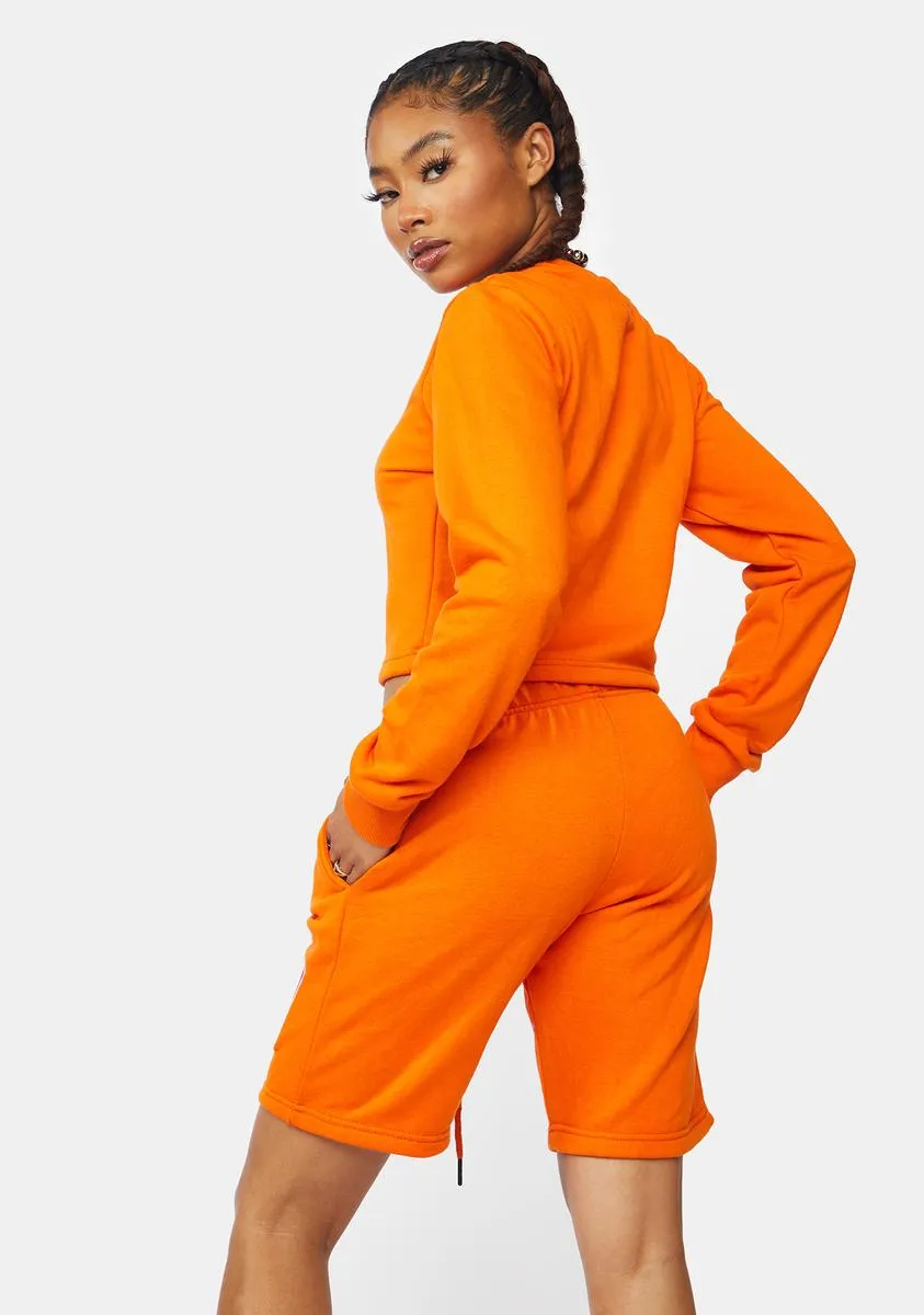 Orange Shorts Set sold by Dolls Kill product image thumbnail 4