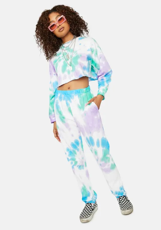 Envy Speak No Evil Tie Dye Lounge Set sold by Dolls Kill