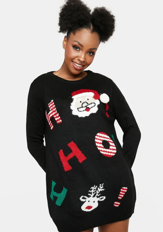 Guide My Sleigh Holiday Sweater made by Dolls Kill