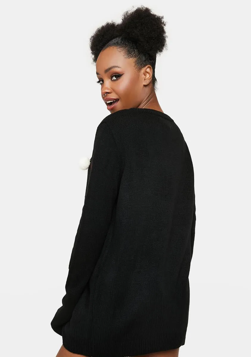 Guide My Sleigh Holiday Sweater sold by Dolls Kill product image thumbnail 4