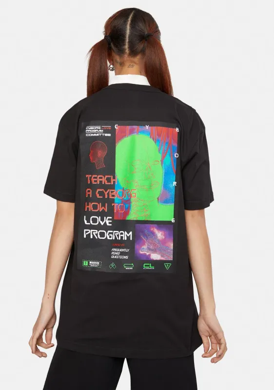 Cyborg Love Program Graphic Tee made by Dolls Kill